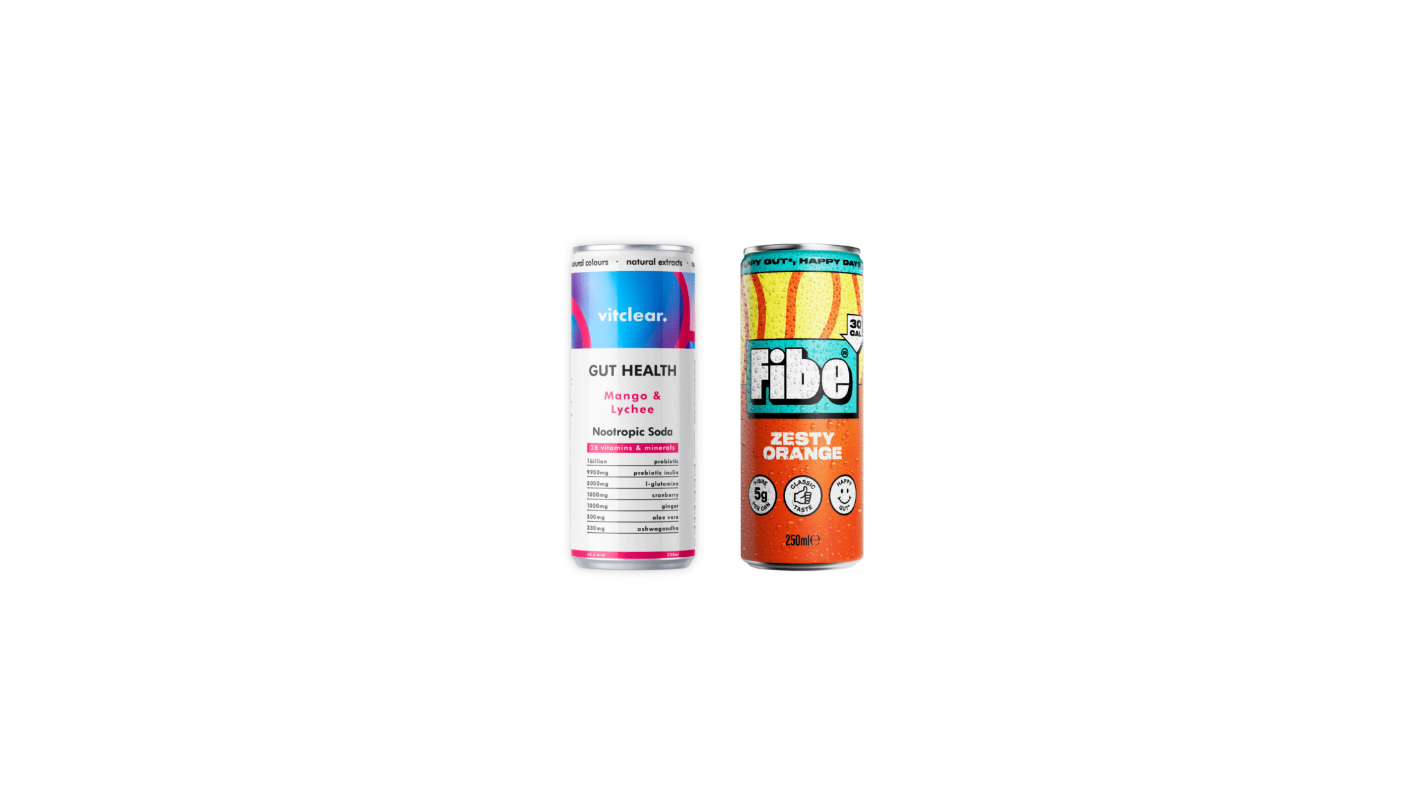 VitClear vs Fibe Soda: Gut Health Drinks Comparison - VitClear