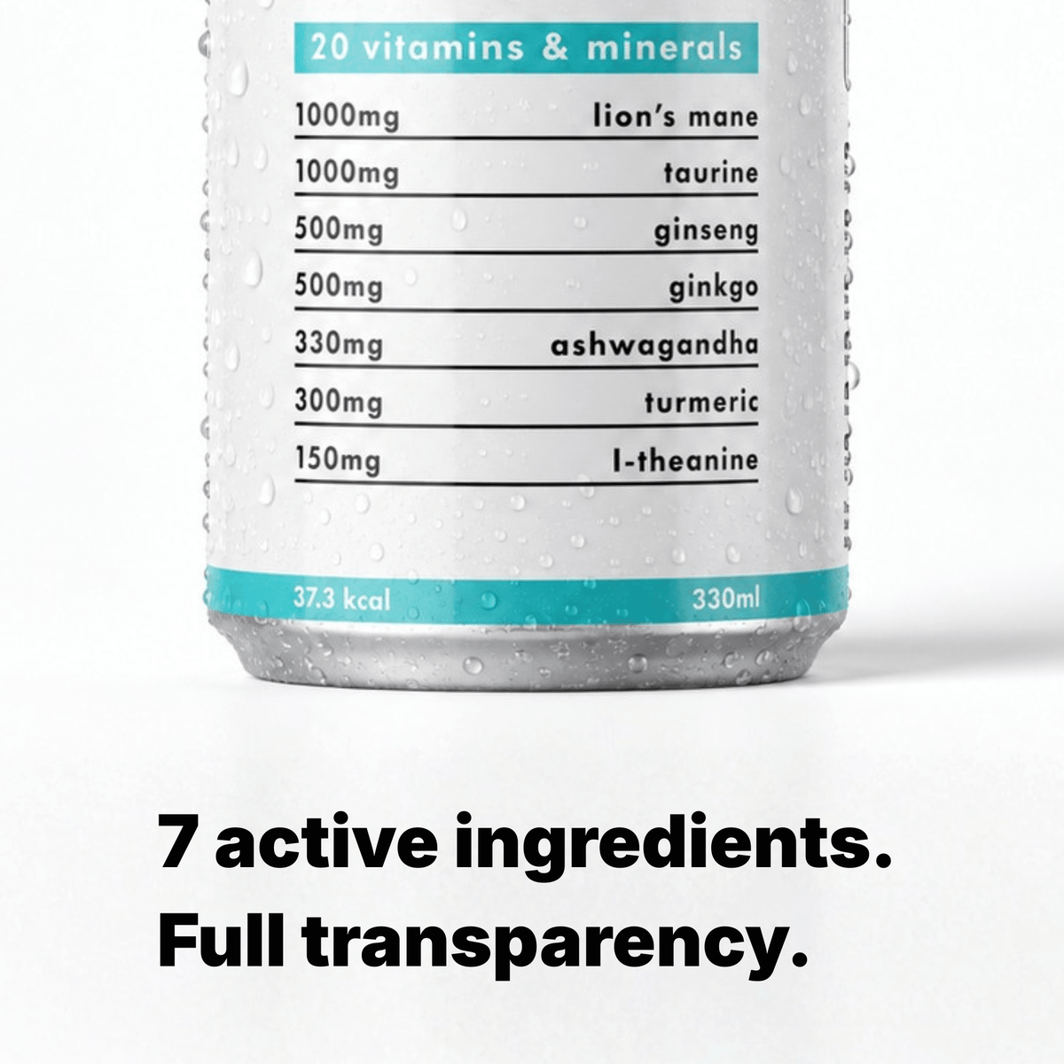 Brain Health Nootropic Soda (Tropical Peach) - VitClear