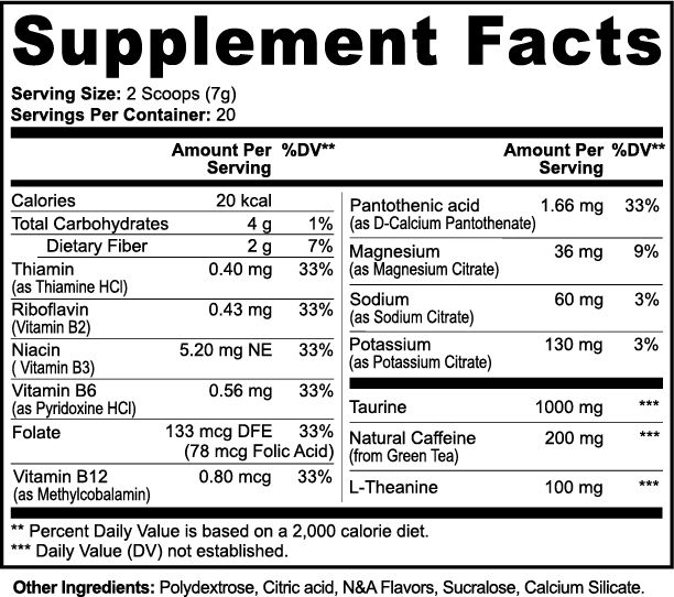 Energy Powder (Lychee Splash Energy) - VitClear