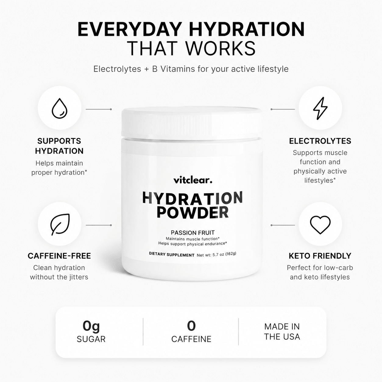 Hydration Powder (Matcha Green Tea) - VitClear