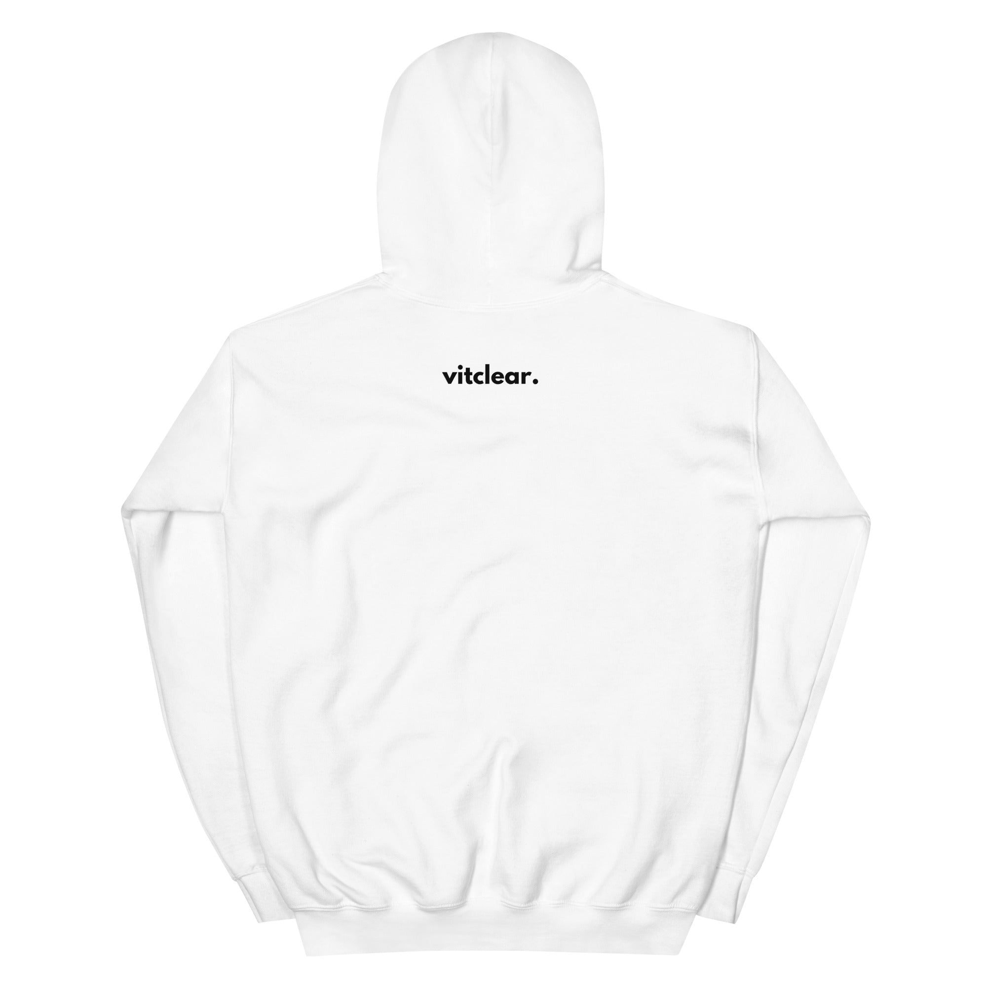 Signature Centred VitClear Embroidered Unisex Hoodie - VitClear