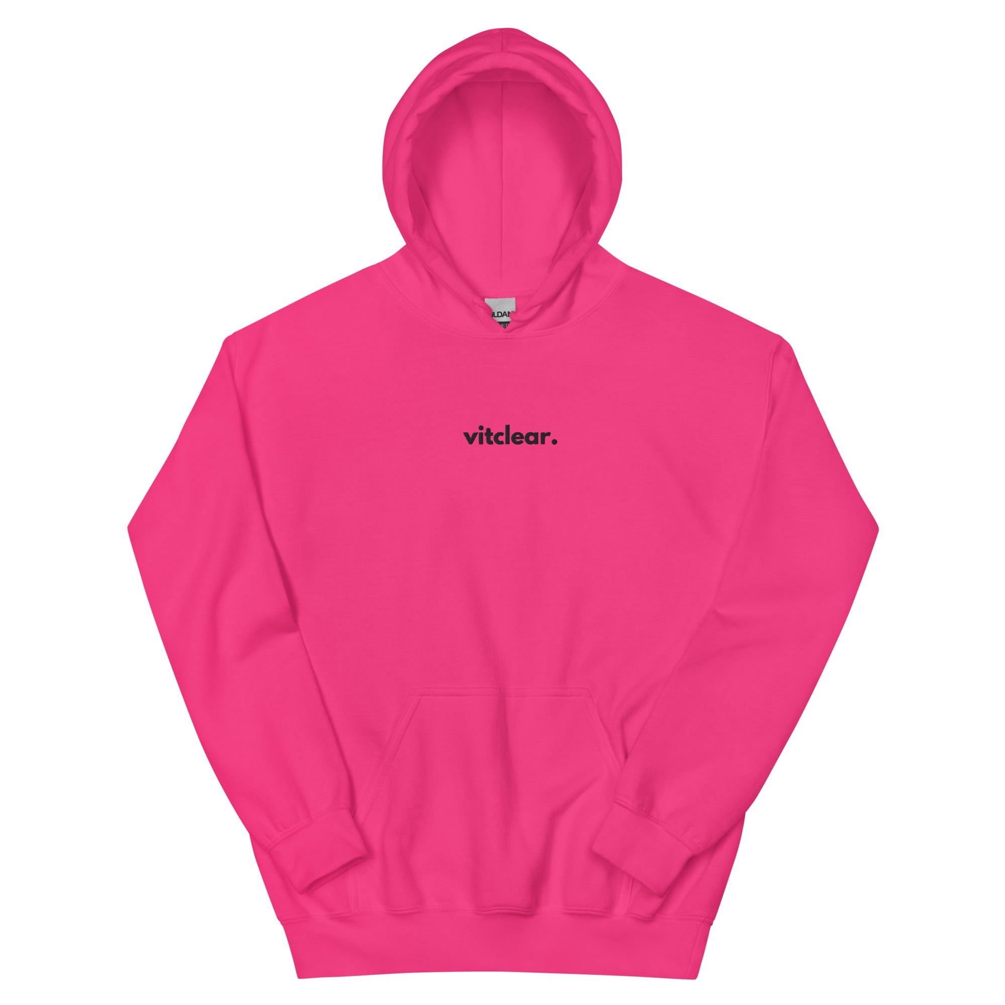 Signature Centred VitClear Embroidered Unisex Hoodie - VitClear