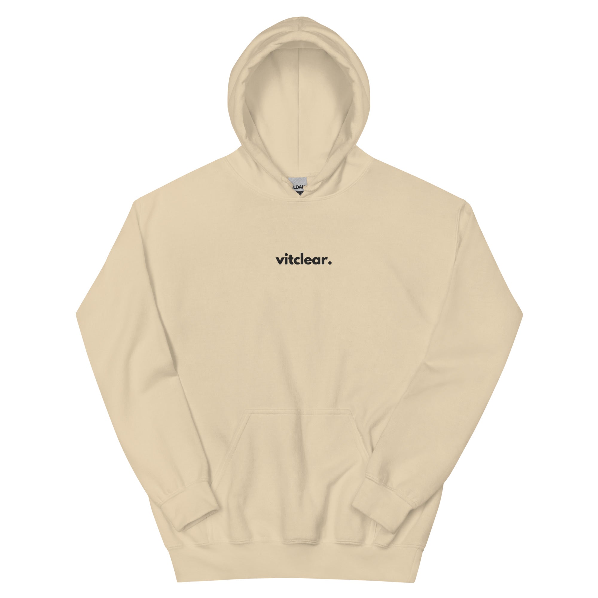 Signature Centred VitClear Embroidered Unisex Hoodie - VitClear