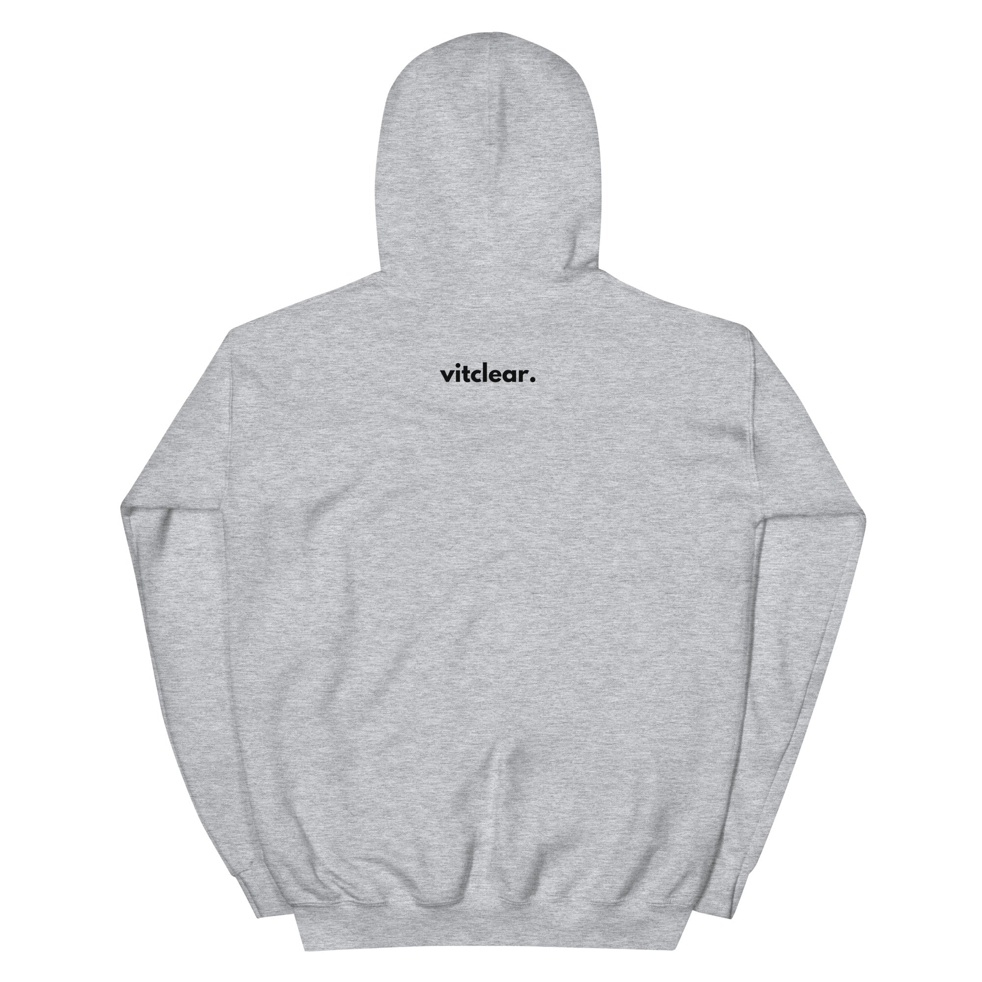 Signature Centred VitClear Embroidered Unisex Hoodie - VitClear