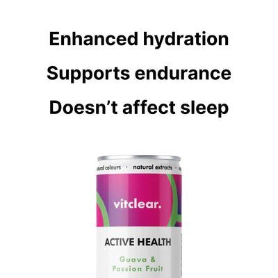 Active Health Nootropic Soda - Guava & Passionfruit (12 x 330ml) - VitClear