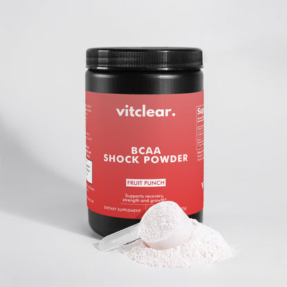 BCAA Shock Powder (Fruit Punch) - Vitclear.