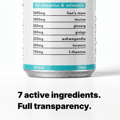 Brain Health Nootropic Soda (Tropical Peach) - VitClear