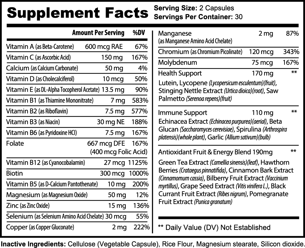 Complete Multivitamin - Vitclear.