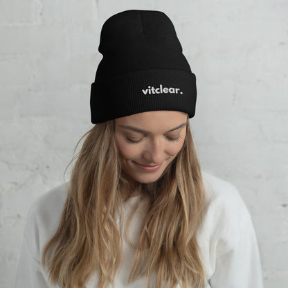 Cuffed Beanie - VitClear