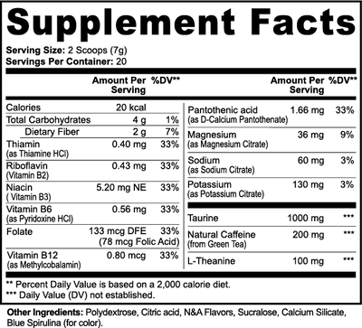 Energy Powder (Cotton Candy) - VitClear