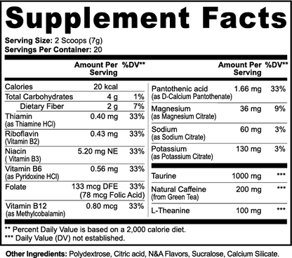 Energy Powder (Lychee Splash Energy) - VitClear