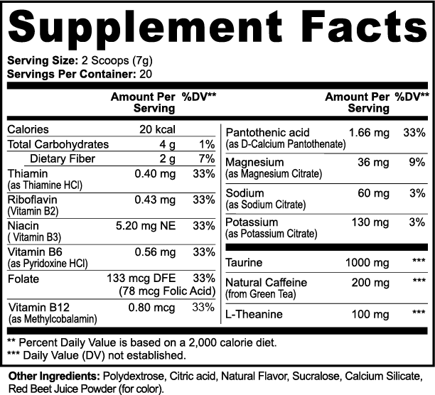 Energy Powder (Strawberry Shortcake) - VitClear