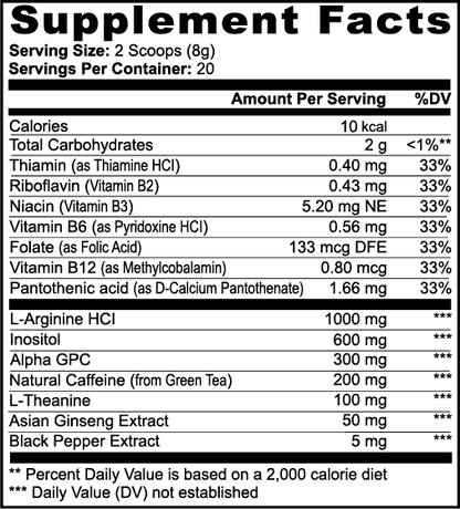 Focus Powder (Sour Candy) - VitClear