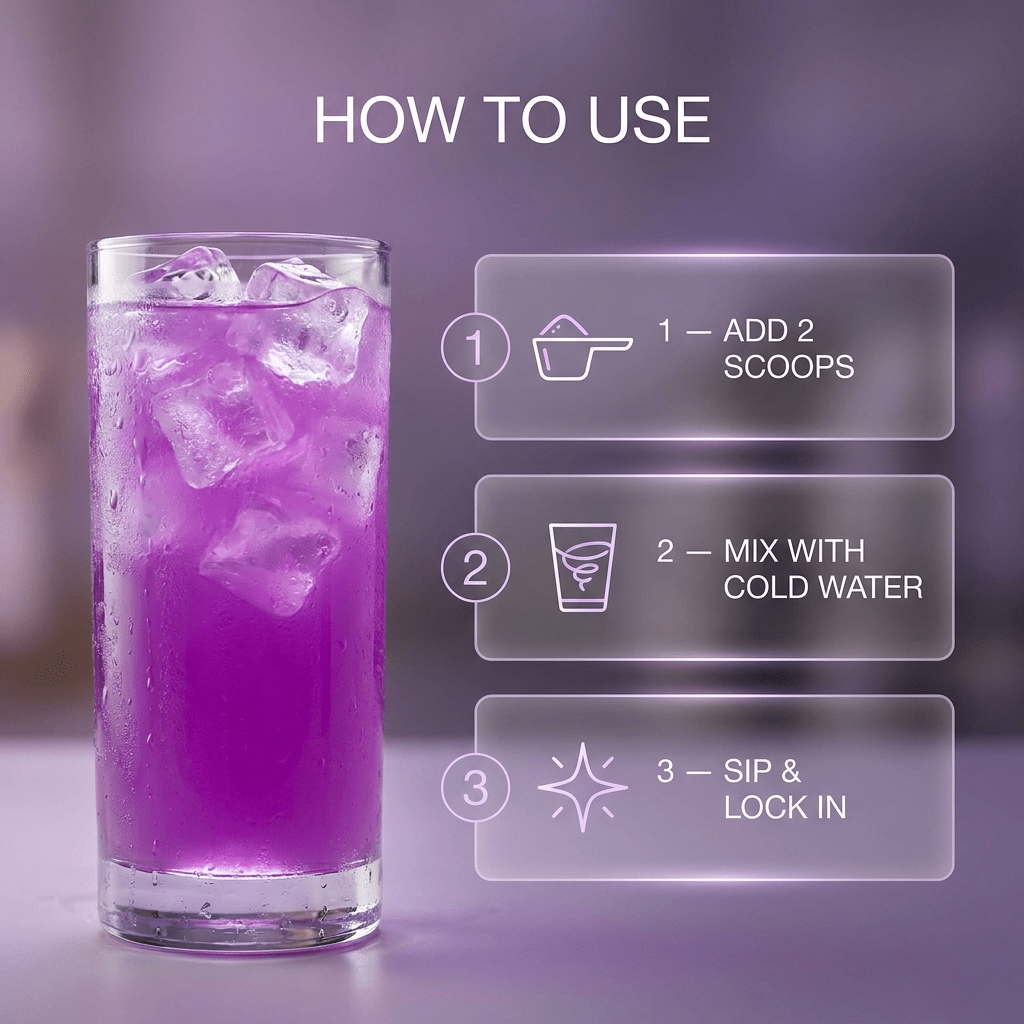 Focus Powder (Sour Grape) - VitClear
