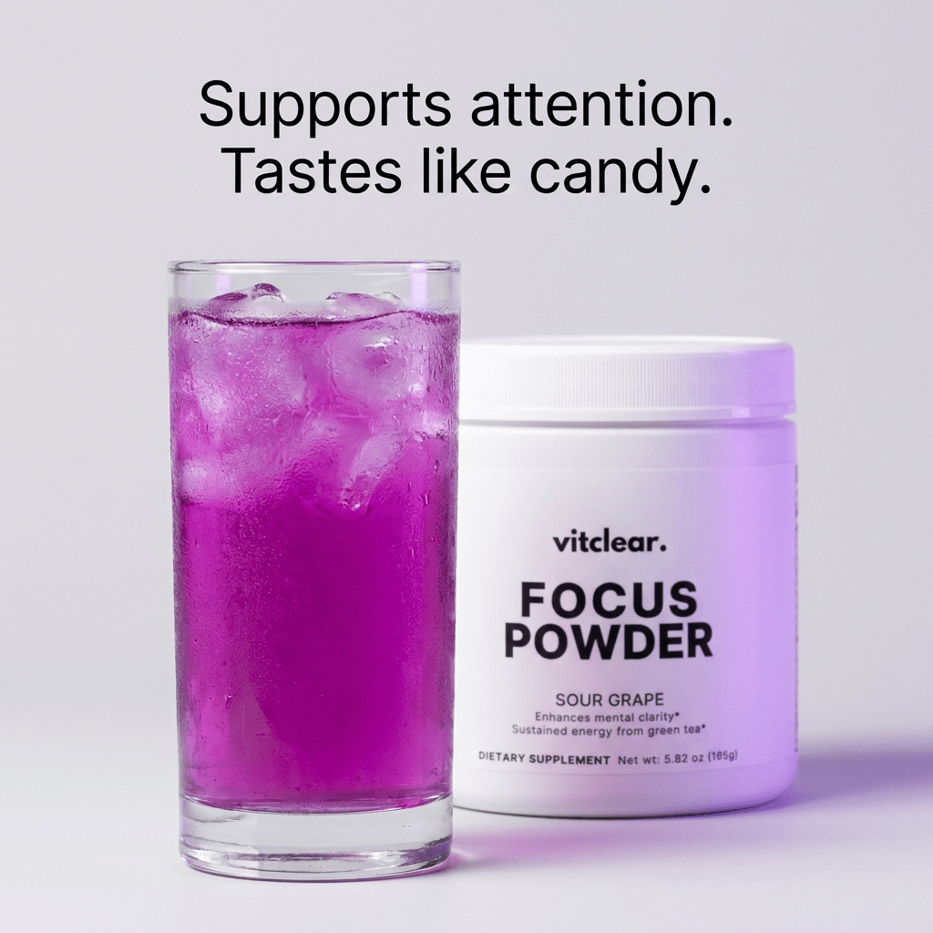 Focus Powder (Sour Grape) - VitClear