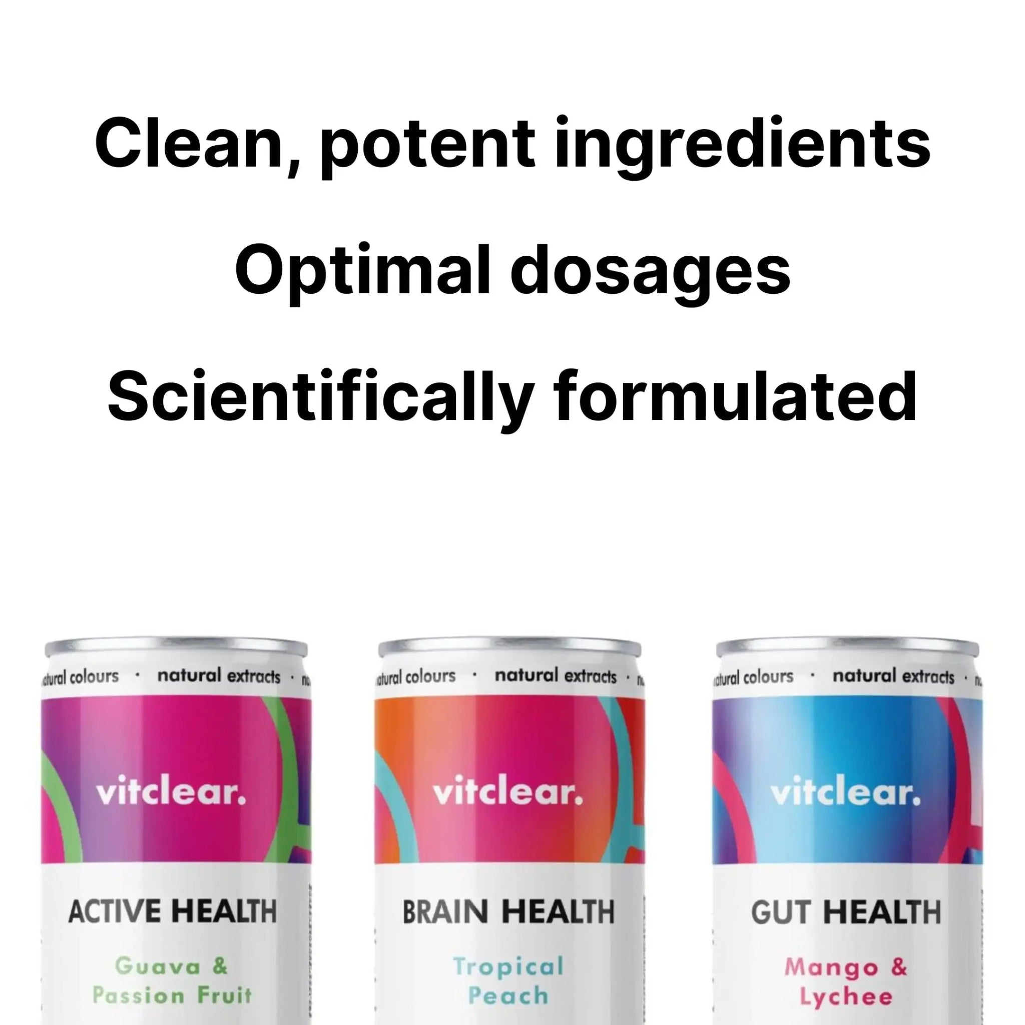 Functional Nootropic Drinks - Variety Box (12 x 330ml) Hydration Soda - VitClear