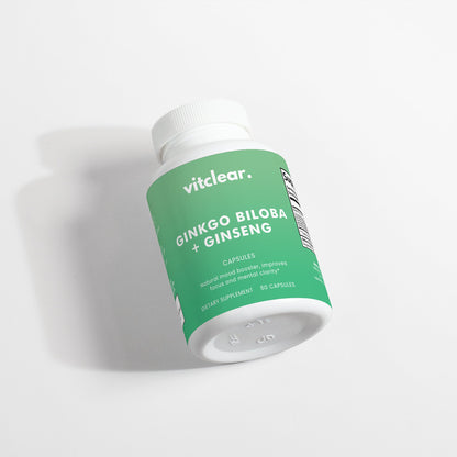 Ginkgo Biloba + Ginseng - Vitclear.