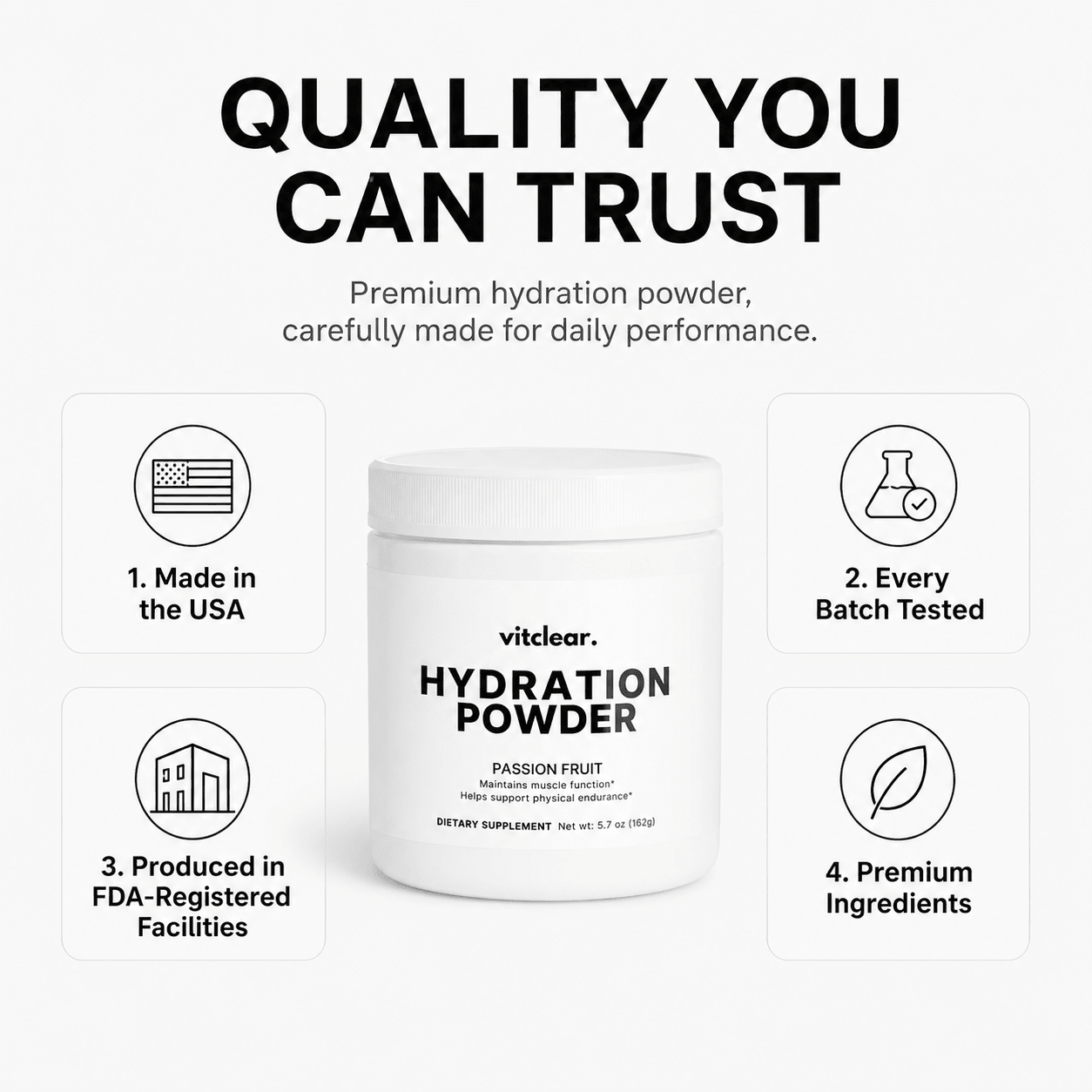 Hydration Powder (Matcha Green Tea) - VitClear