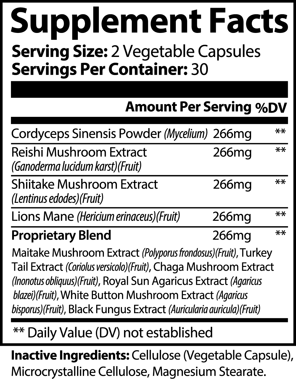 Mushroom Complex 10 X - VitClear