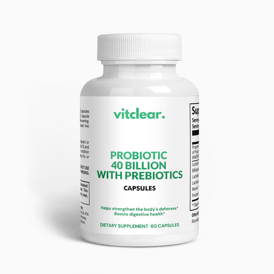 Probiotic 40 Billion with Prebiotics - VitClear