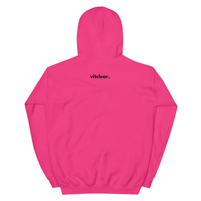 Signature Centred VitClear Embroidered Unisex Hoodie - VitClear