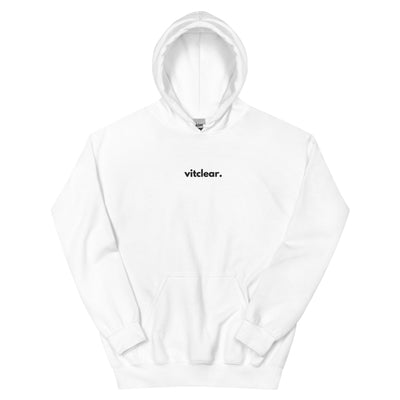 Signature Centred VitClear Embroidered Unisex Hoodie - VitClear