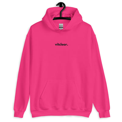 Signature Centred VitClear Embroidered Unisex Hoodie - VitClear