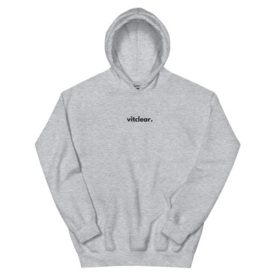 Signature Centred VitClear Embroidered Unisex Hoodie - VitClear