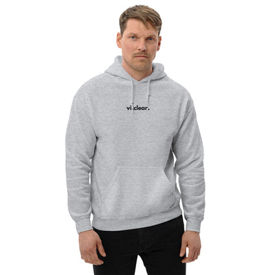 Signature Centred VitClear Embroidered Unisex Hoodie - VitClear