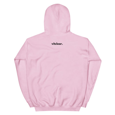 Signature Centred VitClear Embroidered Unisex Hoodie - VitClear