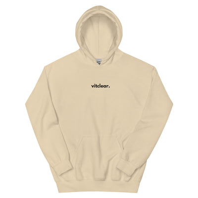 Signature Centred VitClear Embroidered Unisex Hoodie - VitClear