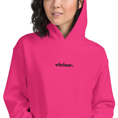 Signature Centred VitClear Embroidered Unisex Hoodie - VitClear