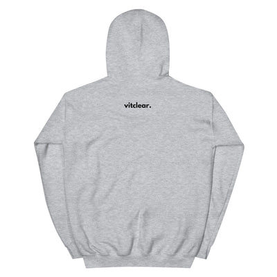 Signature Centred VitClear Embroidered Unisex Hoodie - VitClear