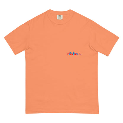 Unisex garment - dyed heavyweight t-shirt - VitClear