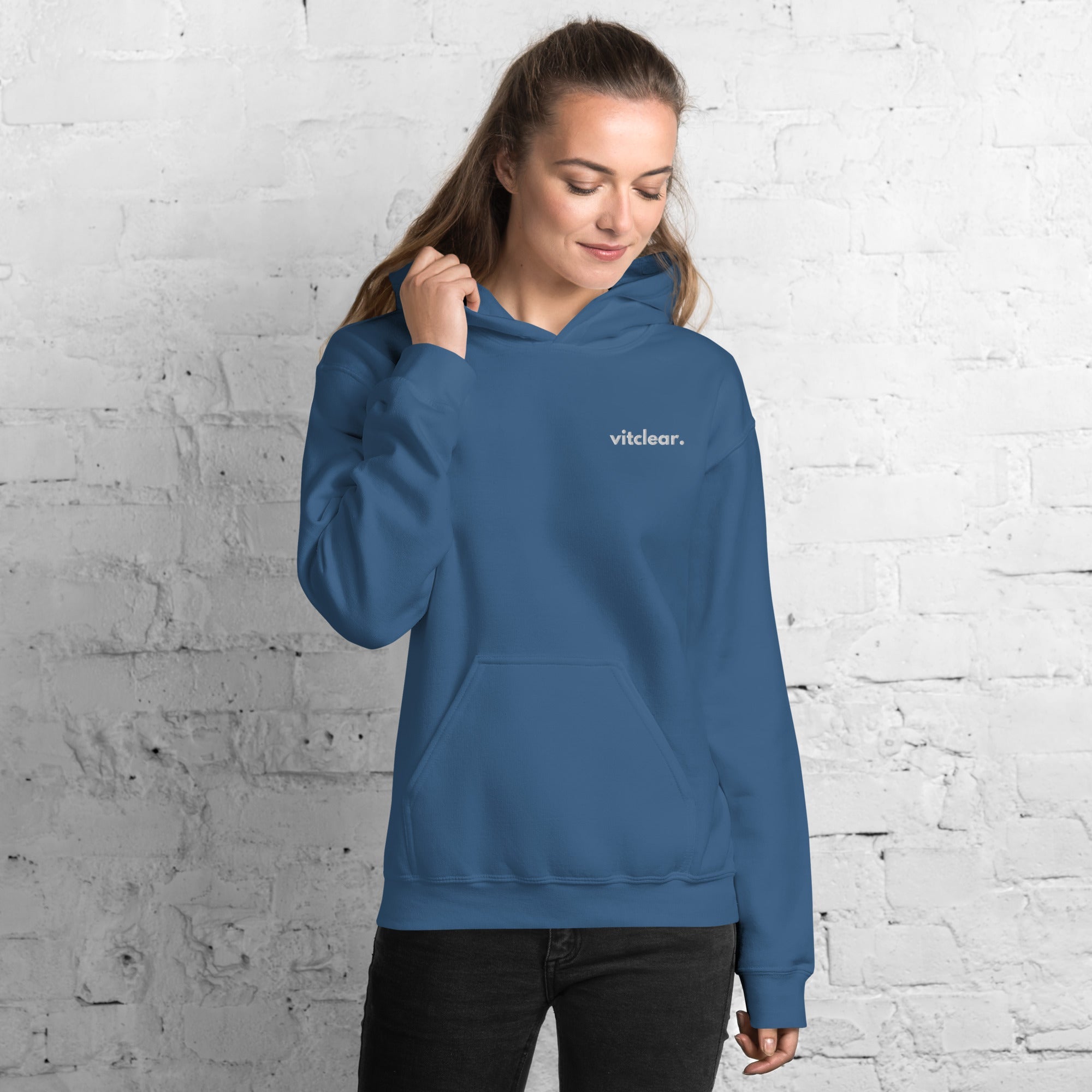 Unisex VitClear Embroidered Hoodie - Vitclear.