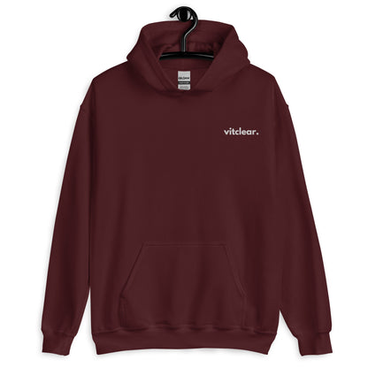 Unisex VitClear Embroidered Hoodie - VitClear