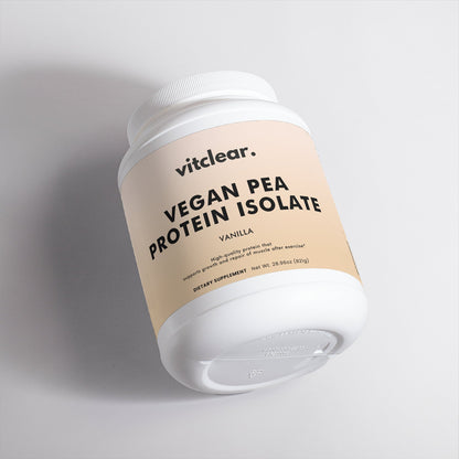 Vegan Pea Protein Isolate (Vanilla) - VitClear