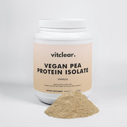 Vegan Pea Protein Isolate (Vanilla) - VitClear