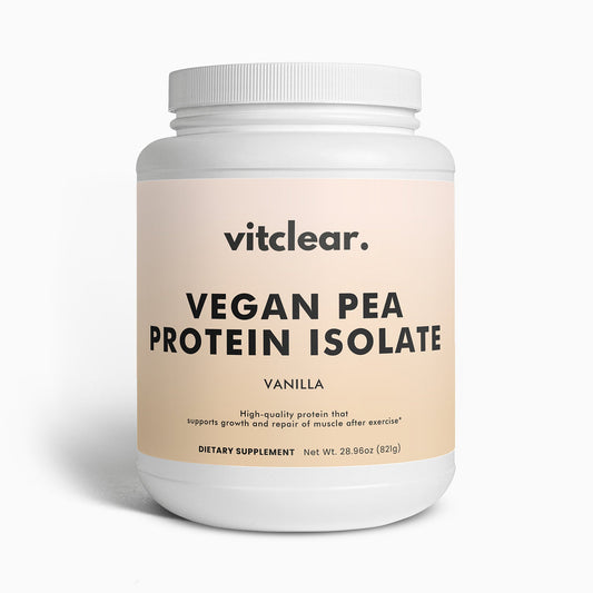 Vegan Pea Protein Isolate (Vanilla) - VitClear