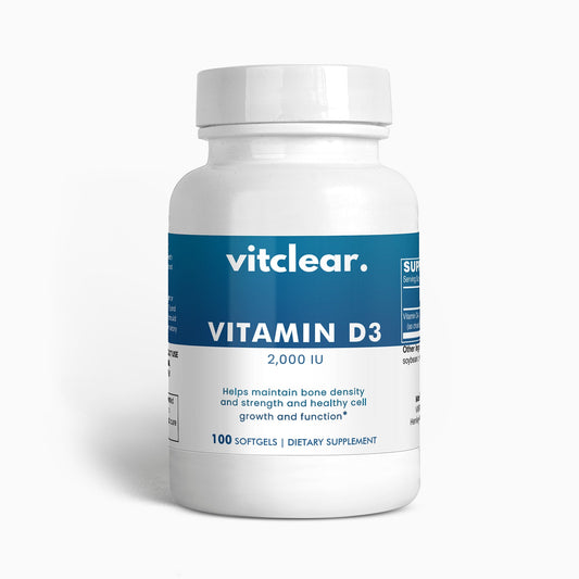 Vitamin D3 2,000 IU - Vitclear.